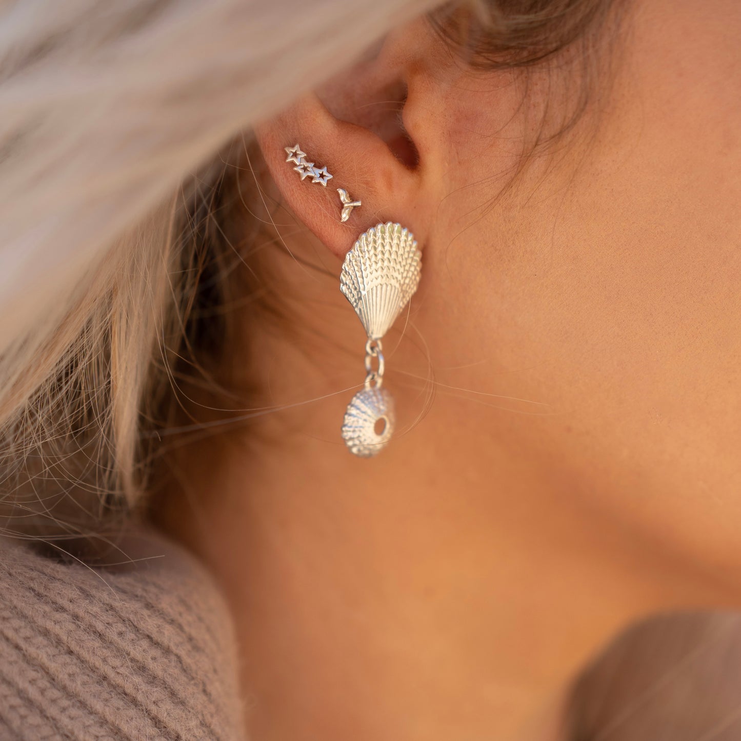 Shooting Star Studs - saltandco