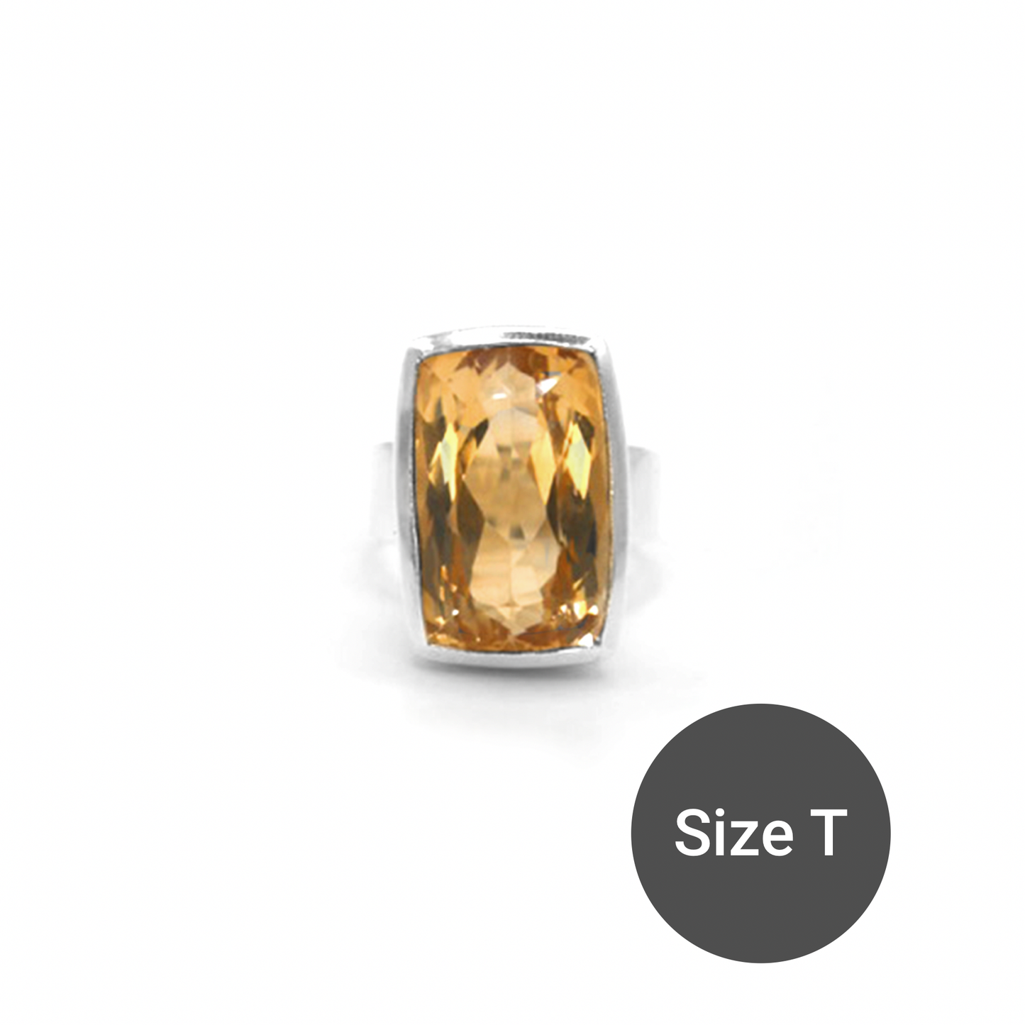 Citrine Cinderella Ring, T