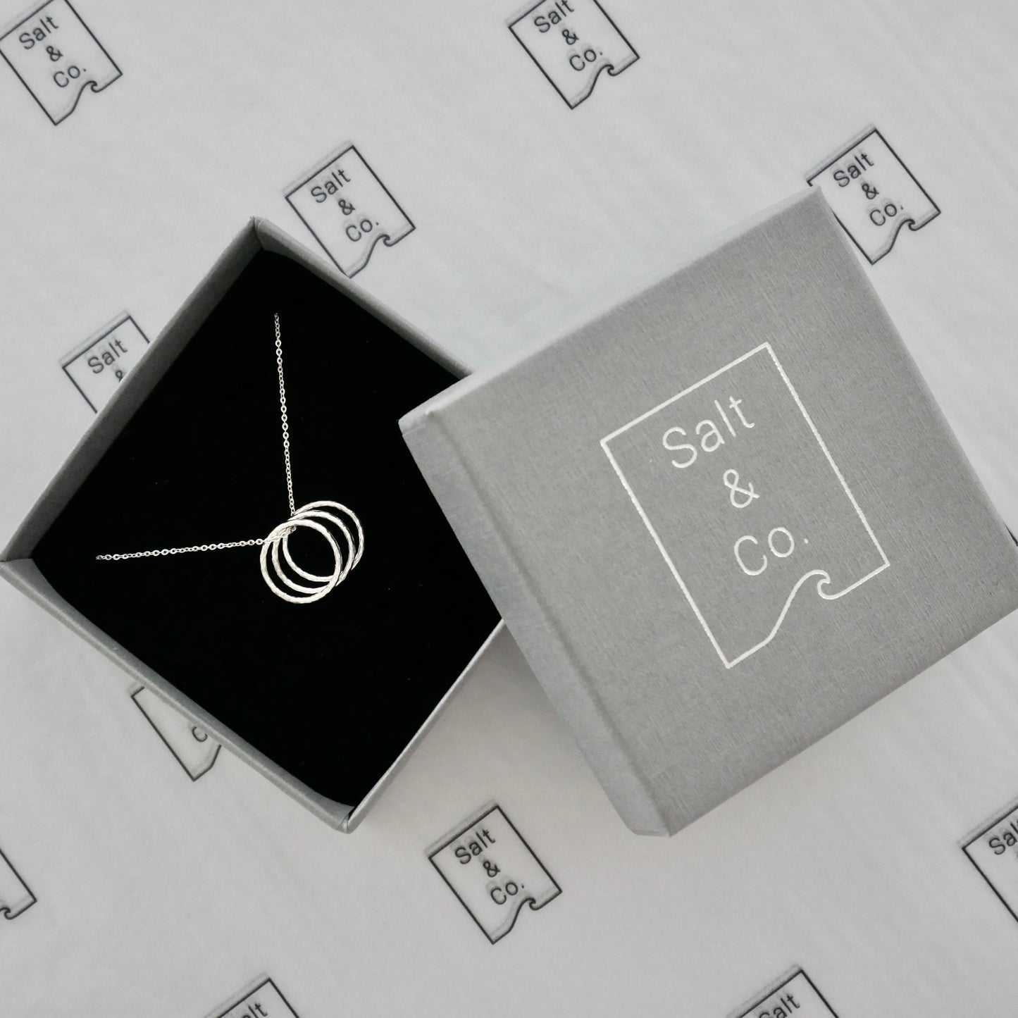 Three Ring Necklace - saltandco