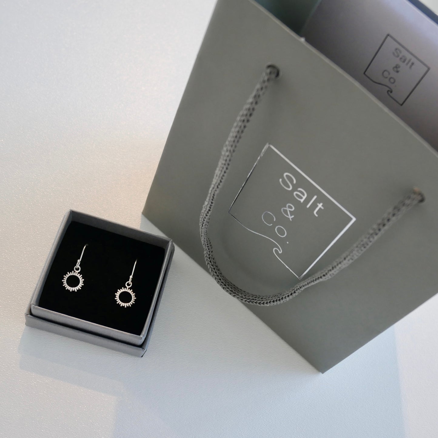 Capillary Dangly Earrings - saltandco