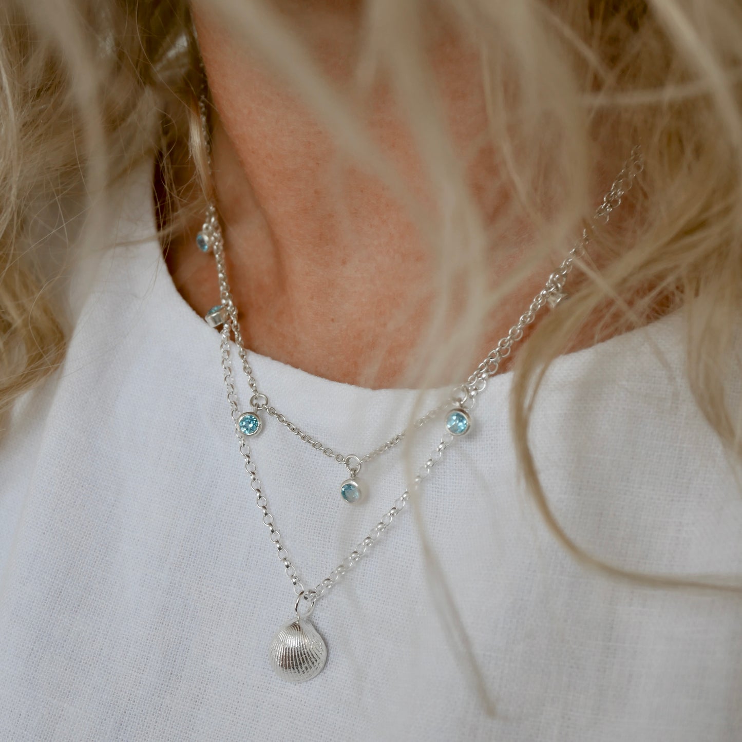 Bamburgh Mini Shell Necklace