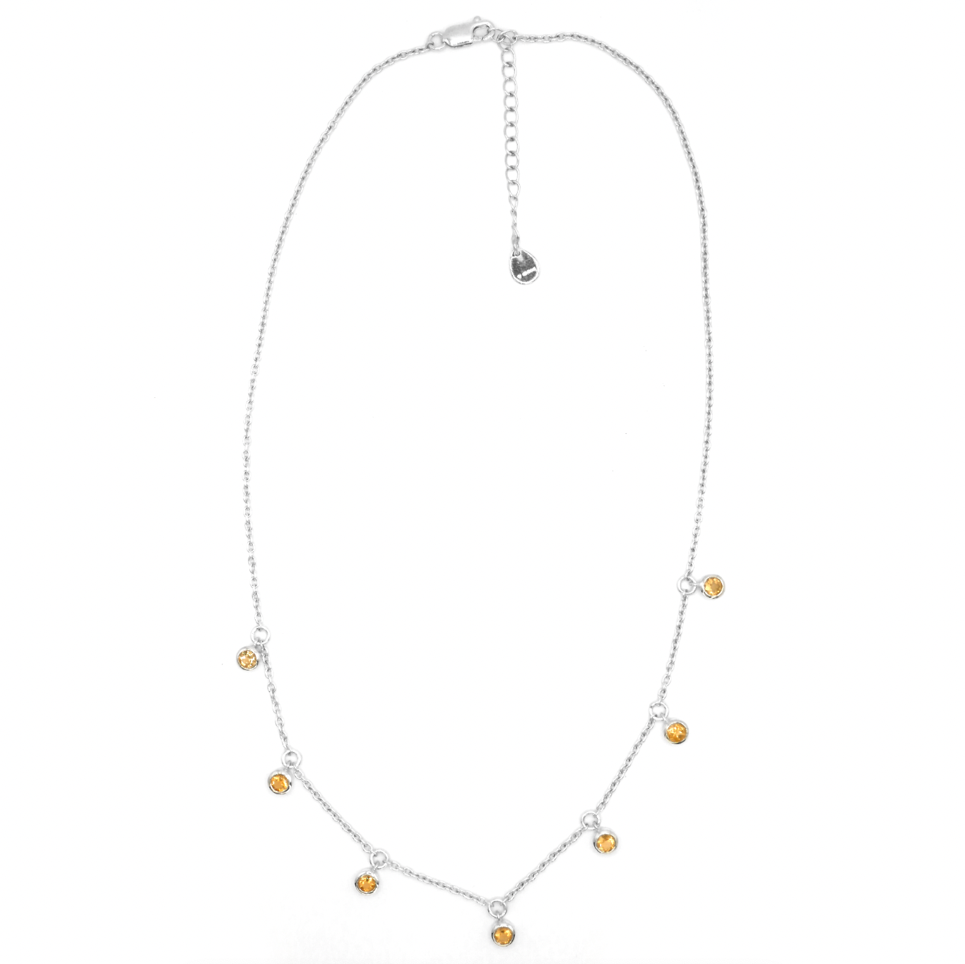 Citrine Multi Gemstone Necklace
