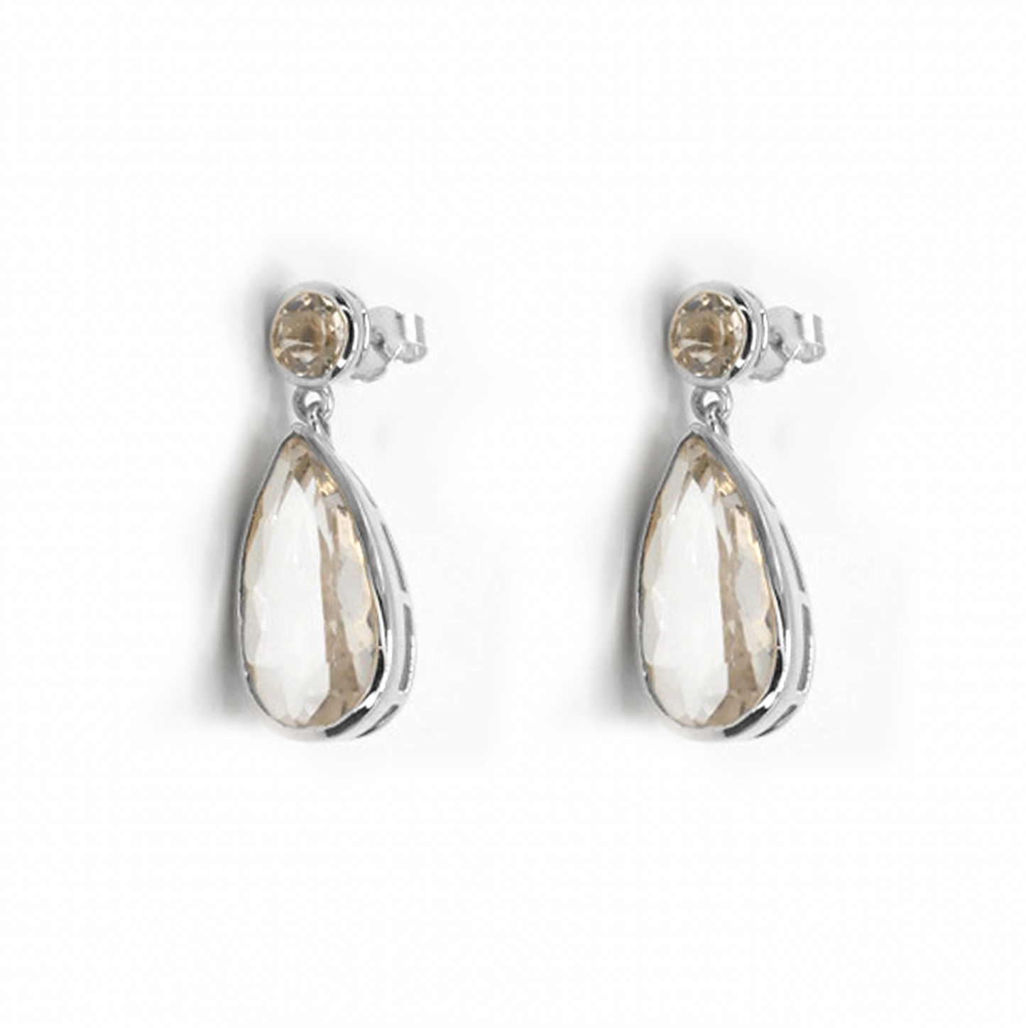 Clear Quartz Decadence Earrings