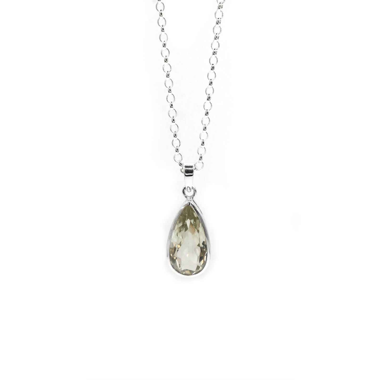 Green Amethyst Water Necklace - saltandco