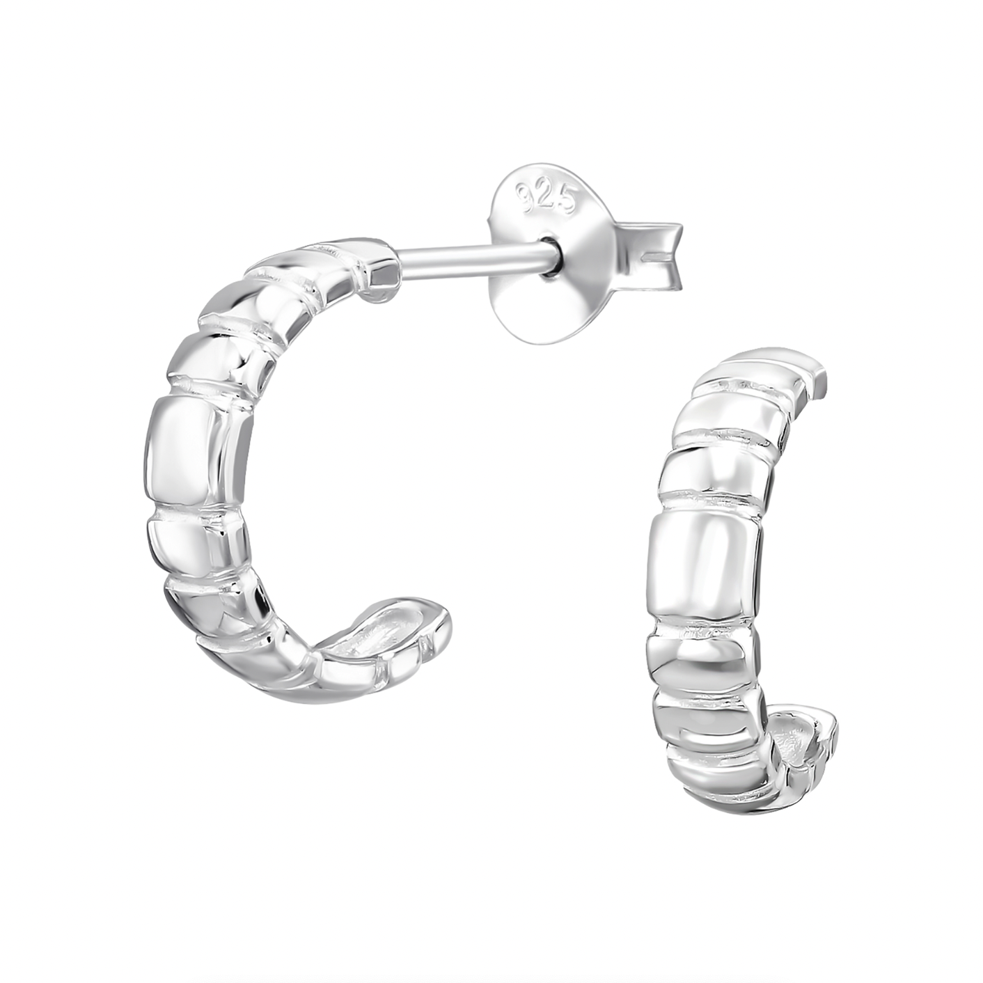 Lined Mini Hoops