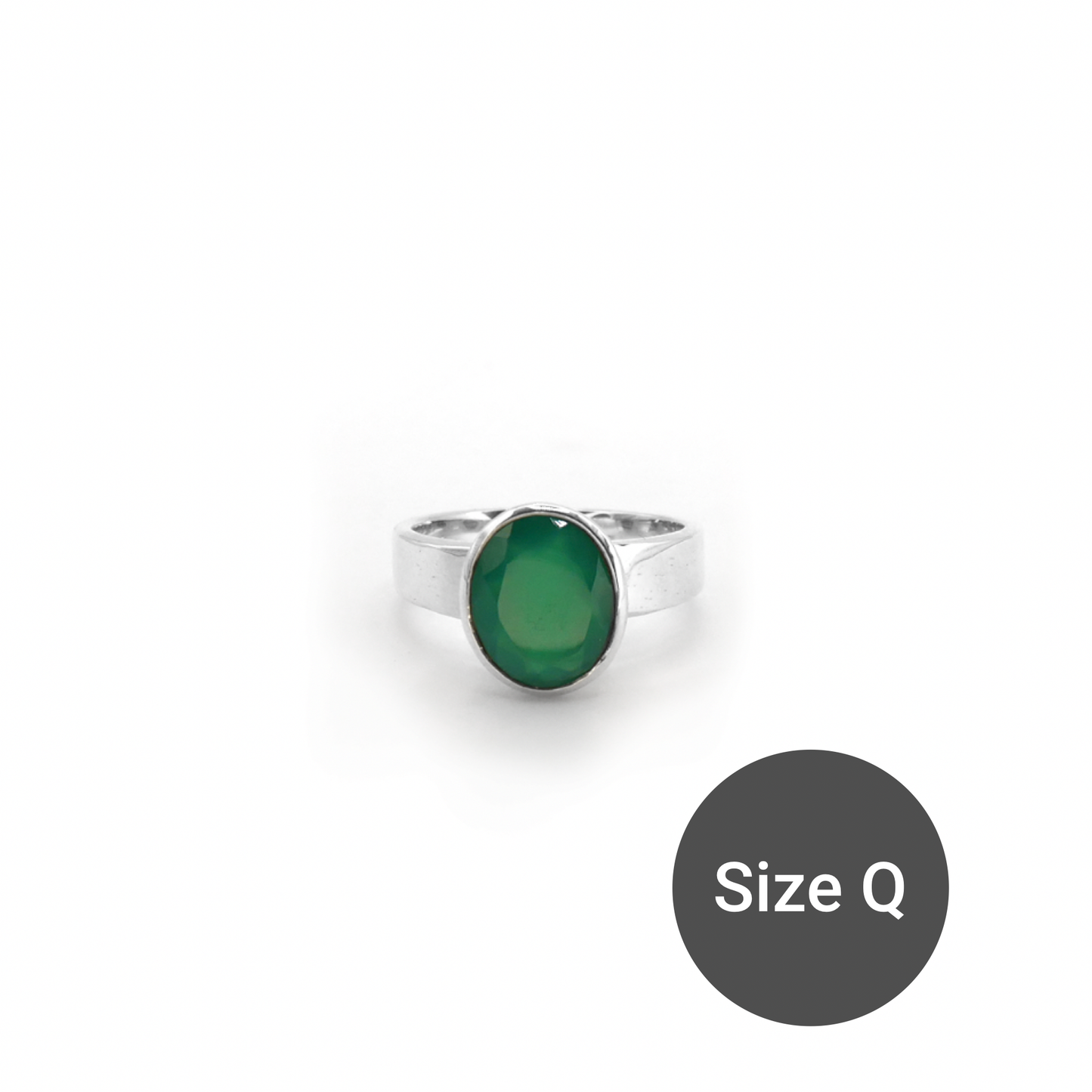 Green Onyx Sweetie Ring, Q