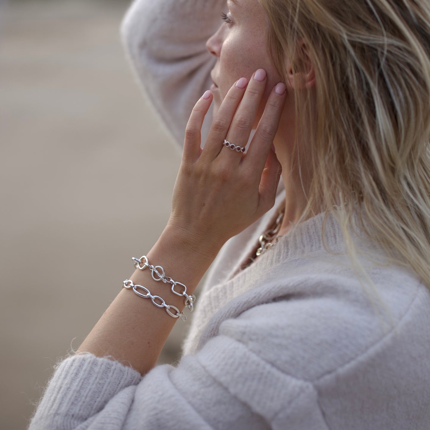 Statement Link Bracelet