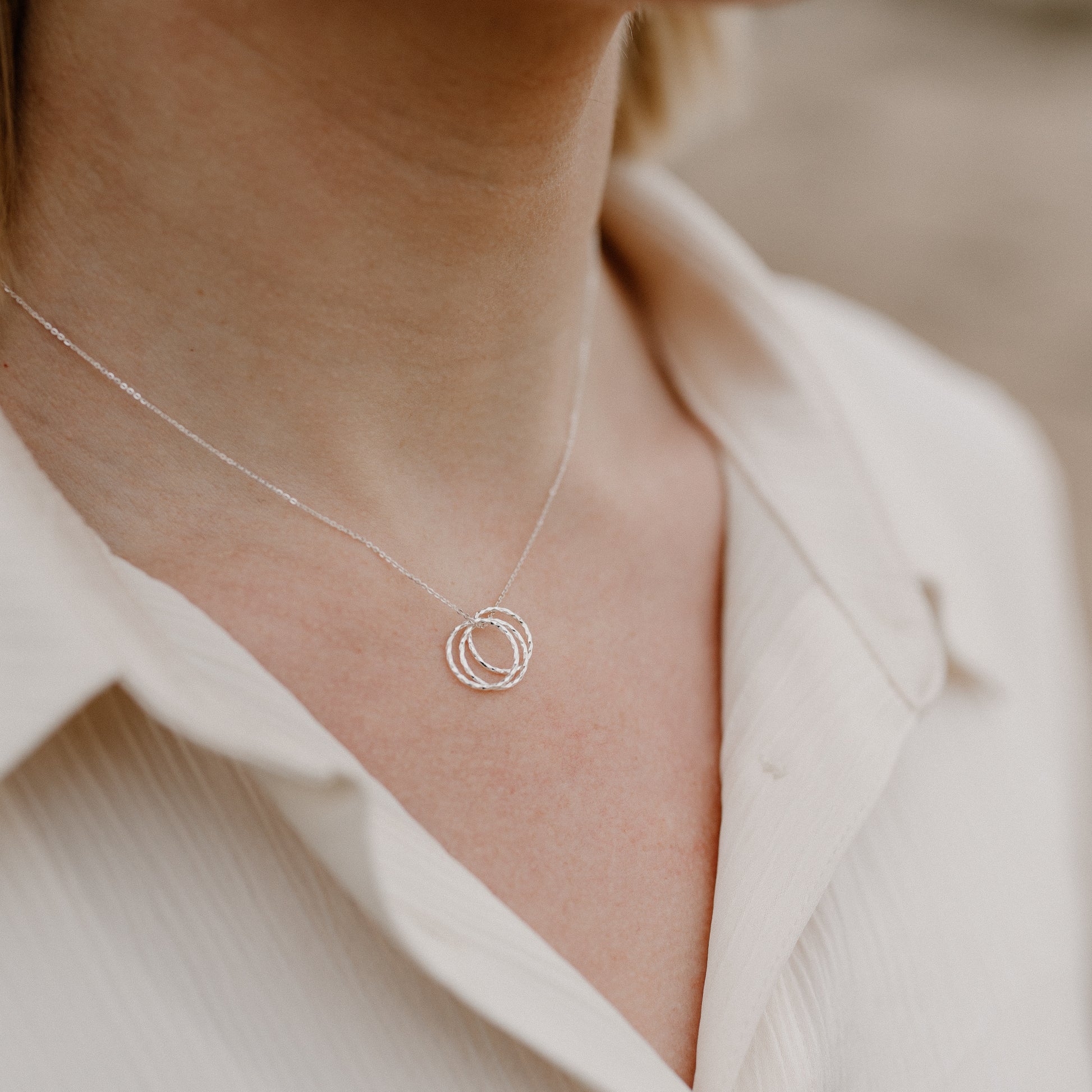 Three Ring Necklace - saltandco