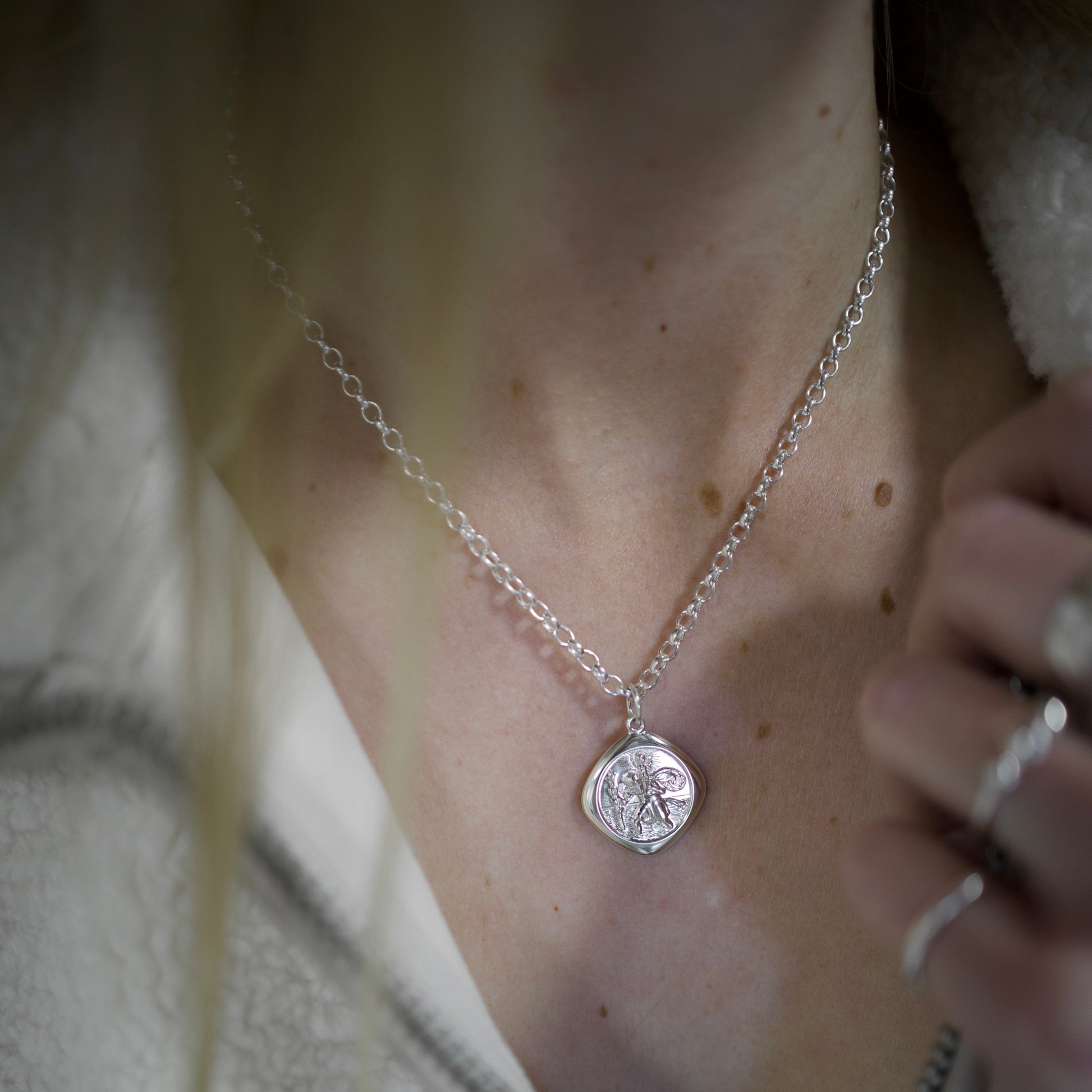 Maxi St. Christopher Necklace - saltandco