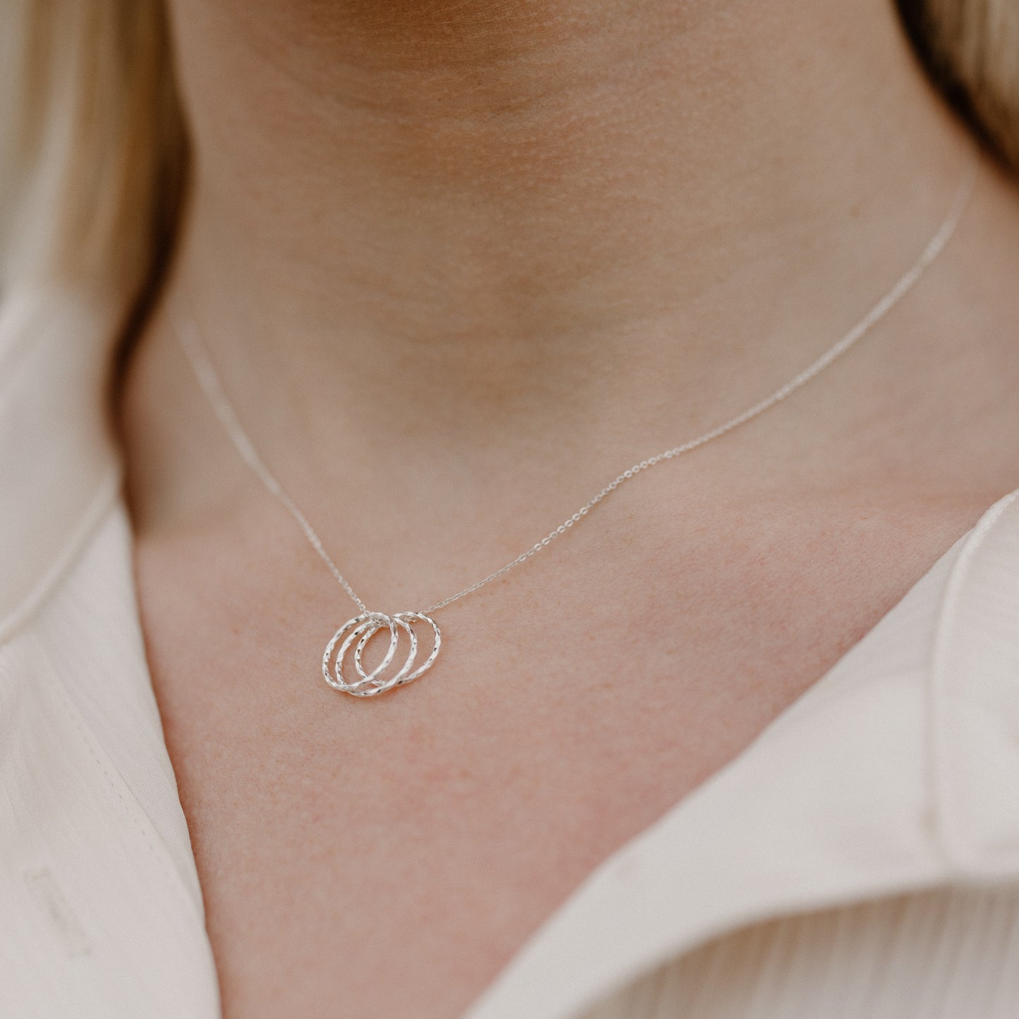 Three Ring Necklace - saltandco