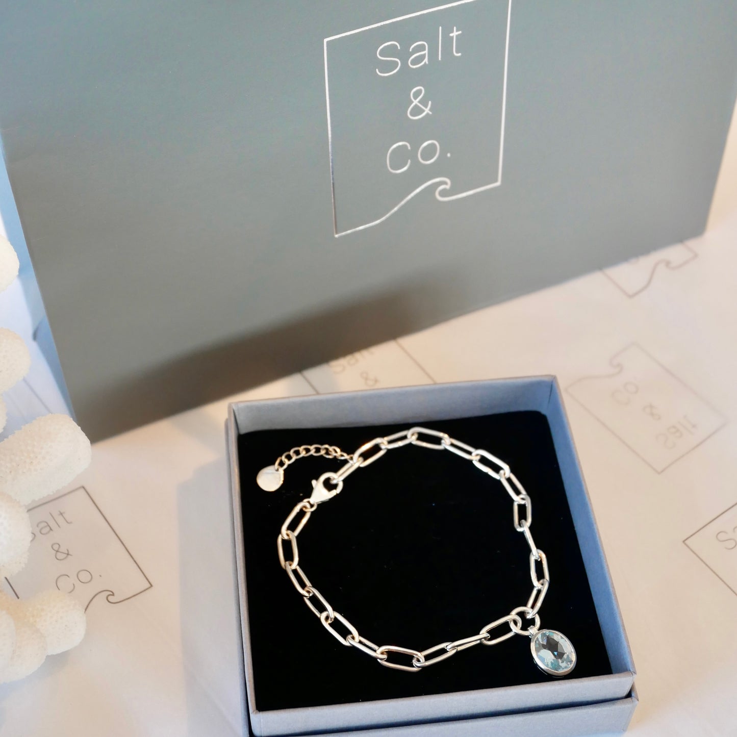 Aquamarine Sweetie Bracelet