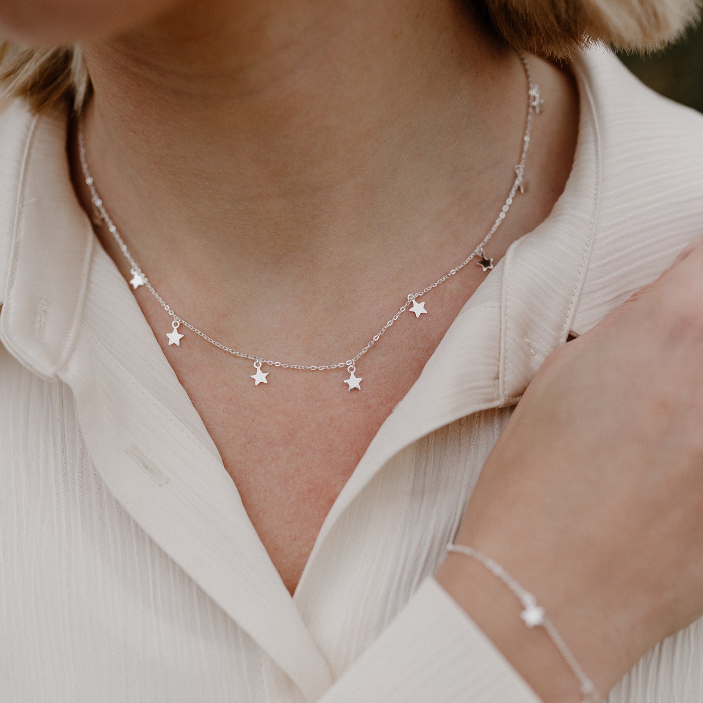 Dainty Stars Necklace - saltandco