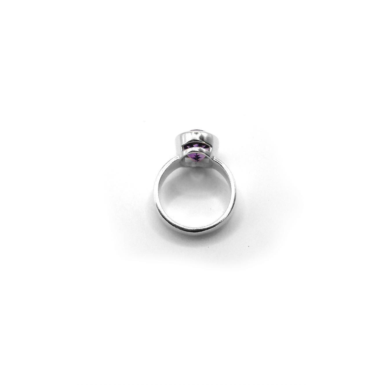 Purple Amethyst Midi Cinderella Ring,