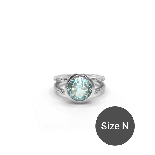 Topaz Duo Band Cinderella Ring, N
