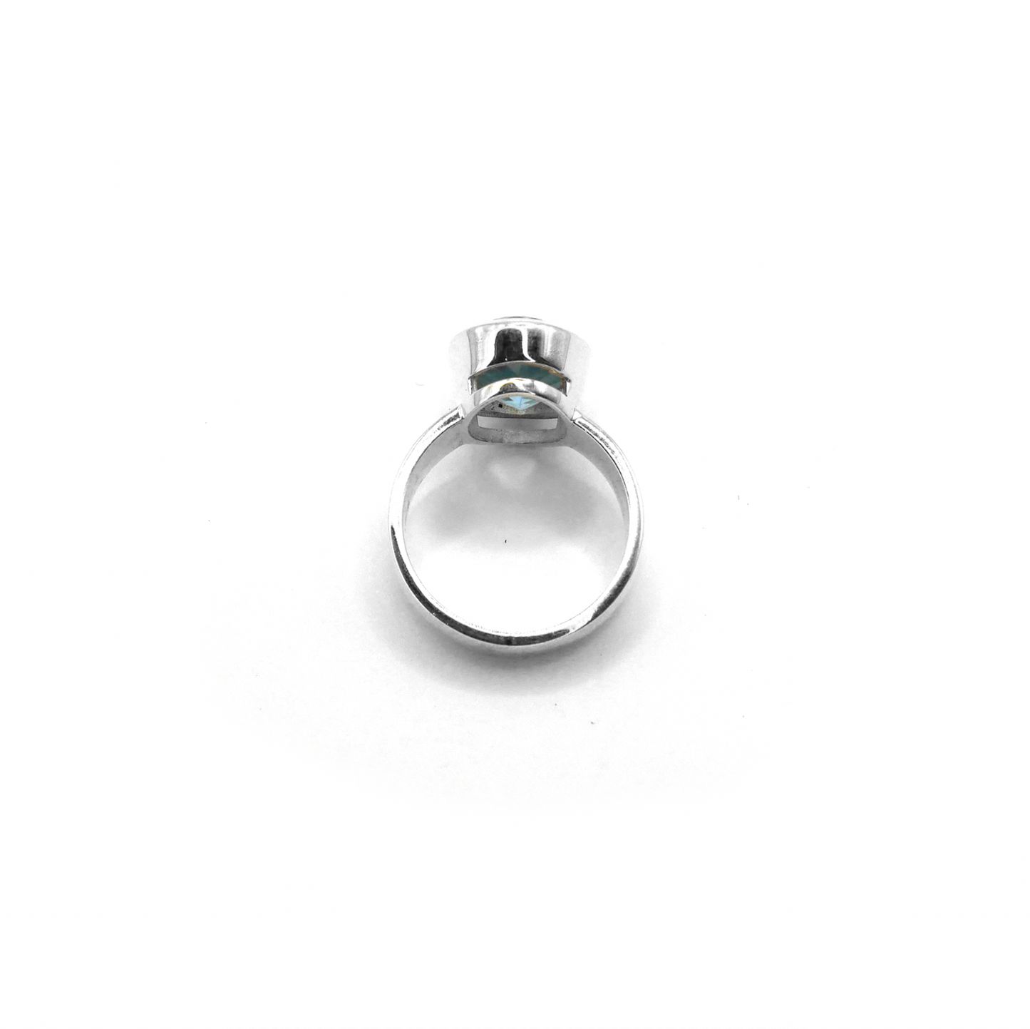 Aquamarine Oval Cinderella Ring, P