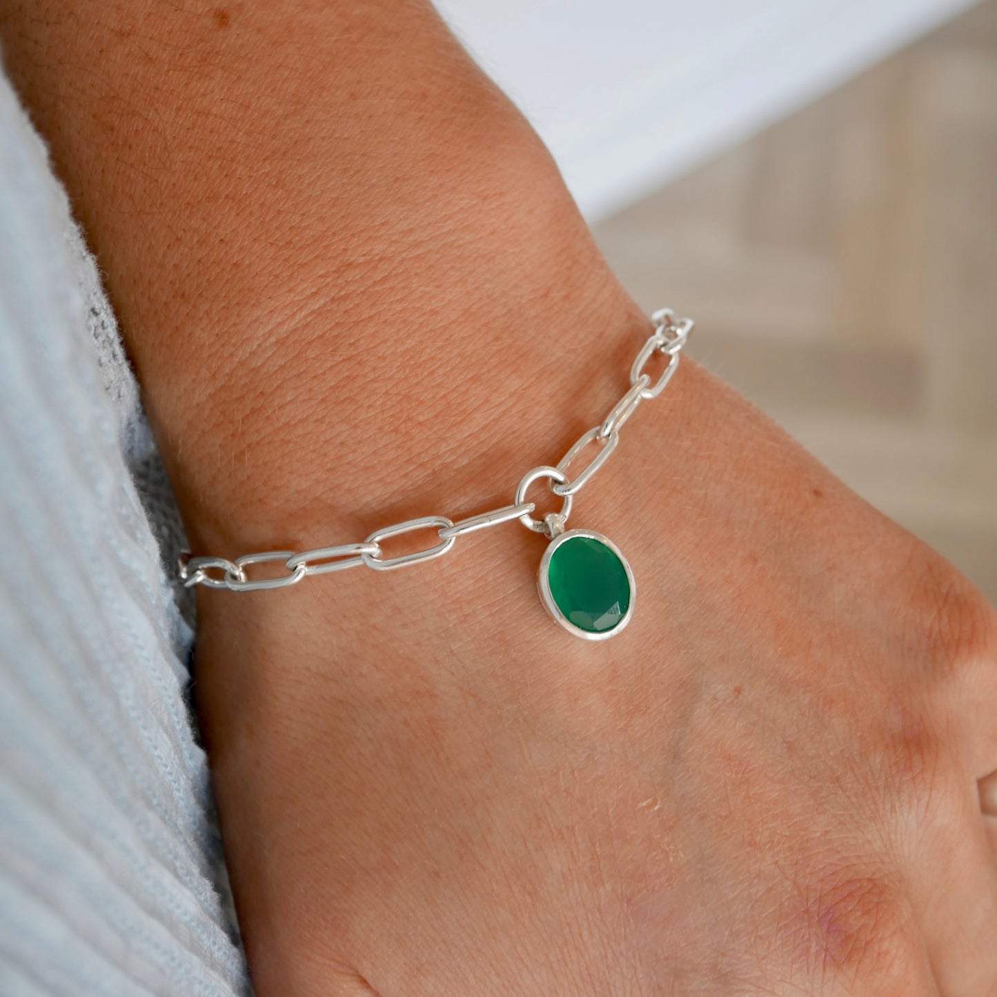Green Onyx Sweetie Bracelet