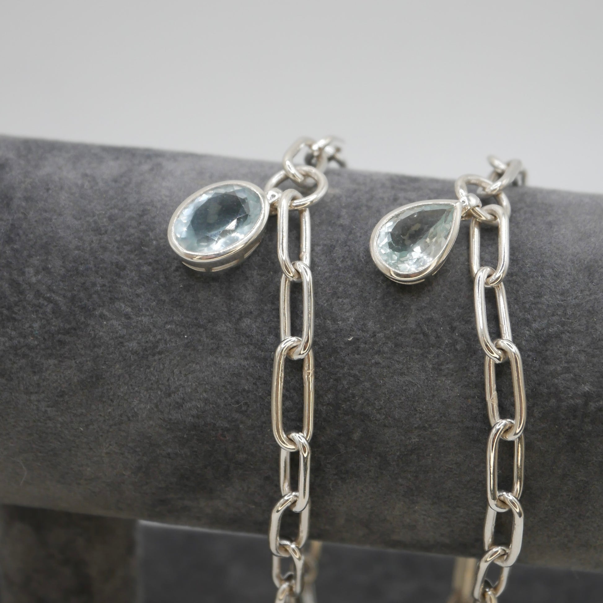 Water Aquamarine Sweetie Bracelet - saltandco