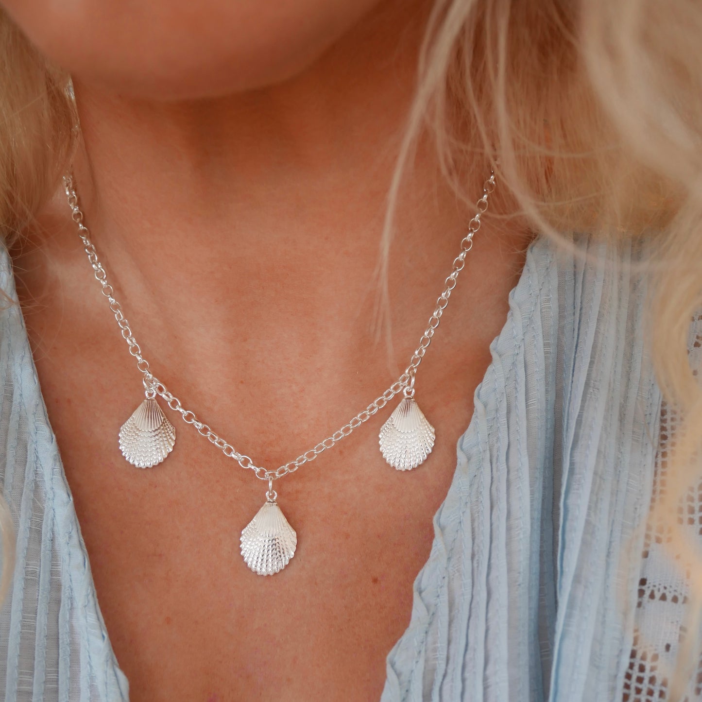 Trio of Shells Necklace