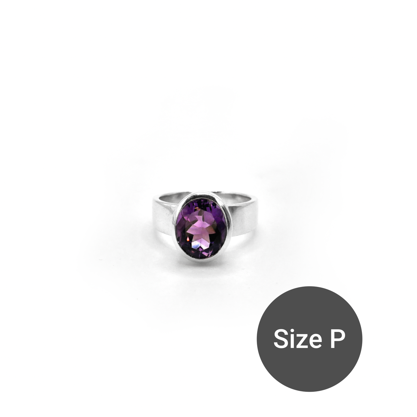 Purple Amethyst Midi Cinderella Ring,