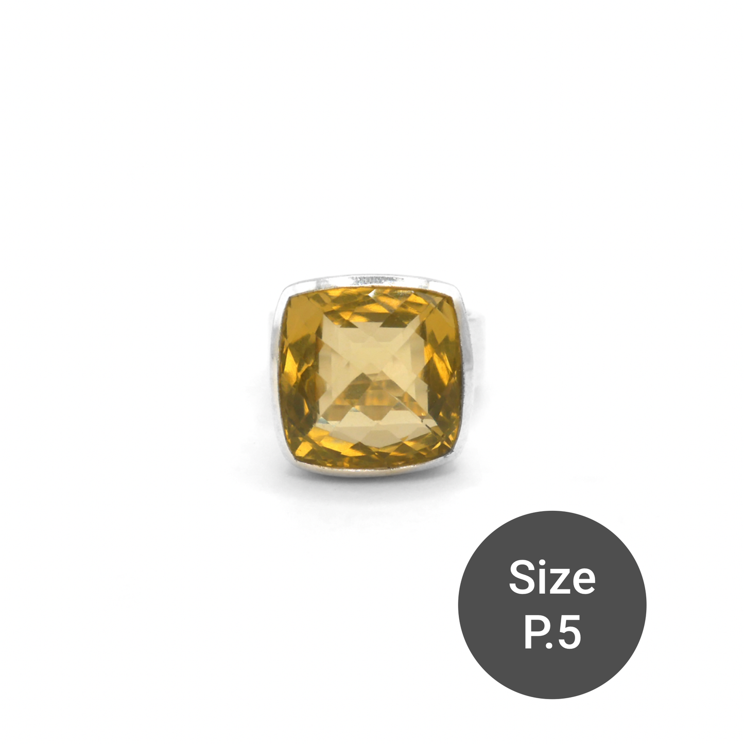 Lemon Quartz Cinderella Ring, P.5