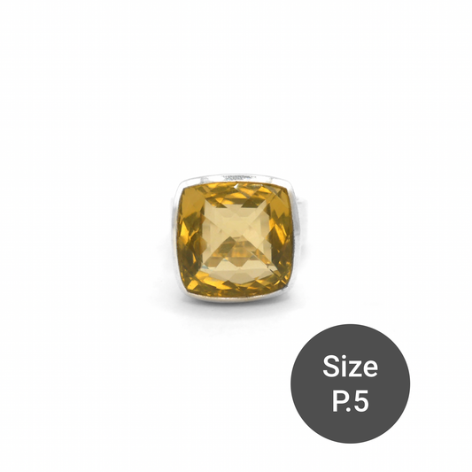 Lemon Quartz Cinderella Ring, P.5