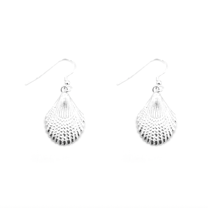 Maxi Scallop Dangly Earrings
