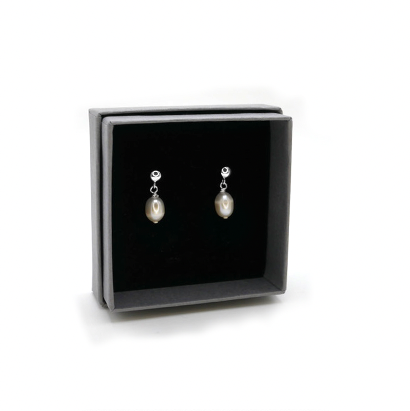 Pearl Drop Stud Earrings - saltandco