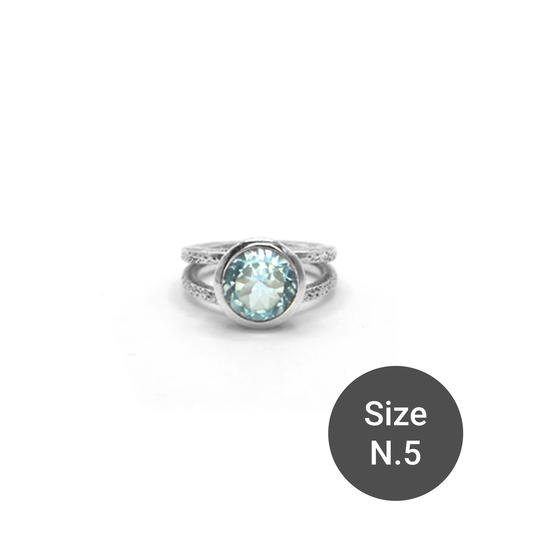 Topaz Duo Band Cinderella Ring, N.5