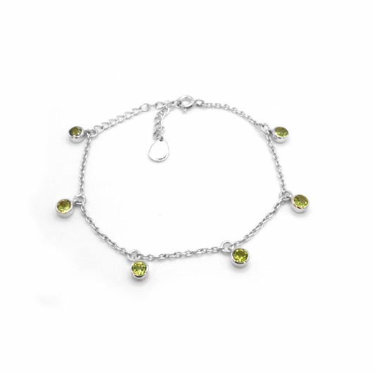 Peridot Multi Gemstone Bracelet