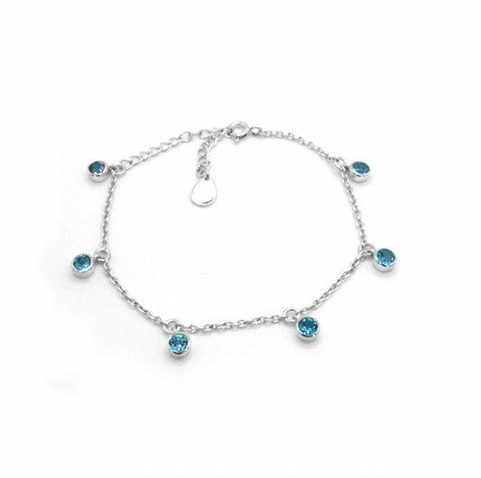Topaz Multi Gemstone Bracelet - saltandco