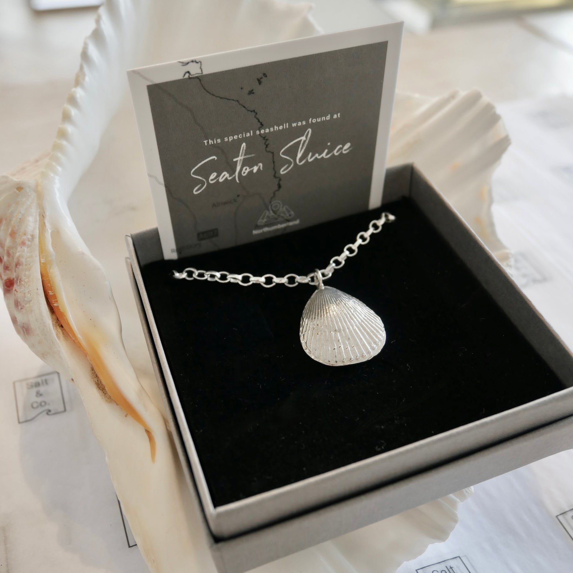Seaton Sluice Maxi Shell Necklace - saltandco