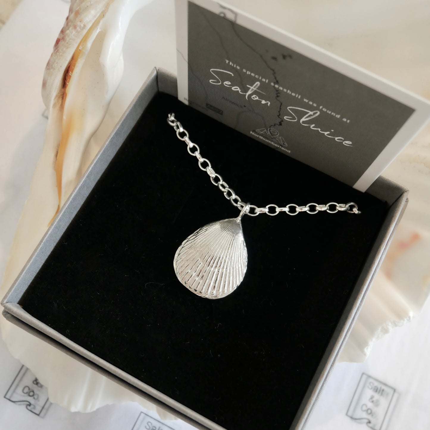 Seaton Sluice Maxi Shell Necklace - saltandco