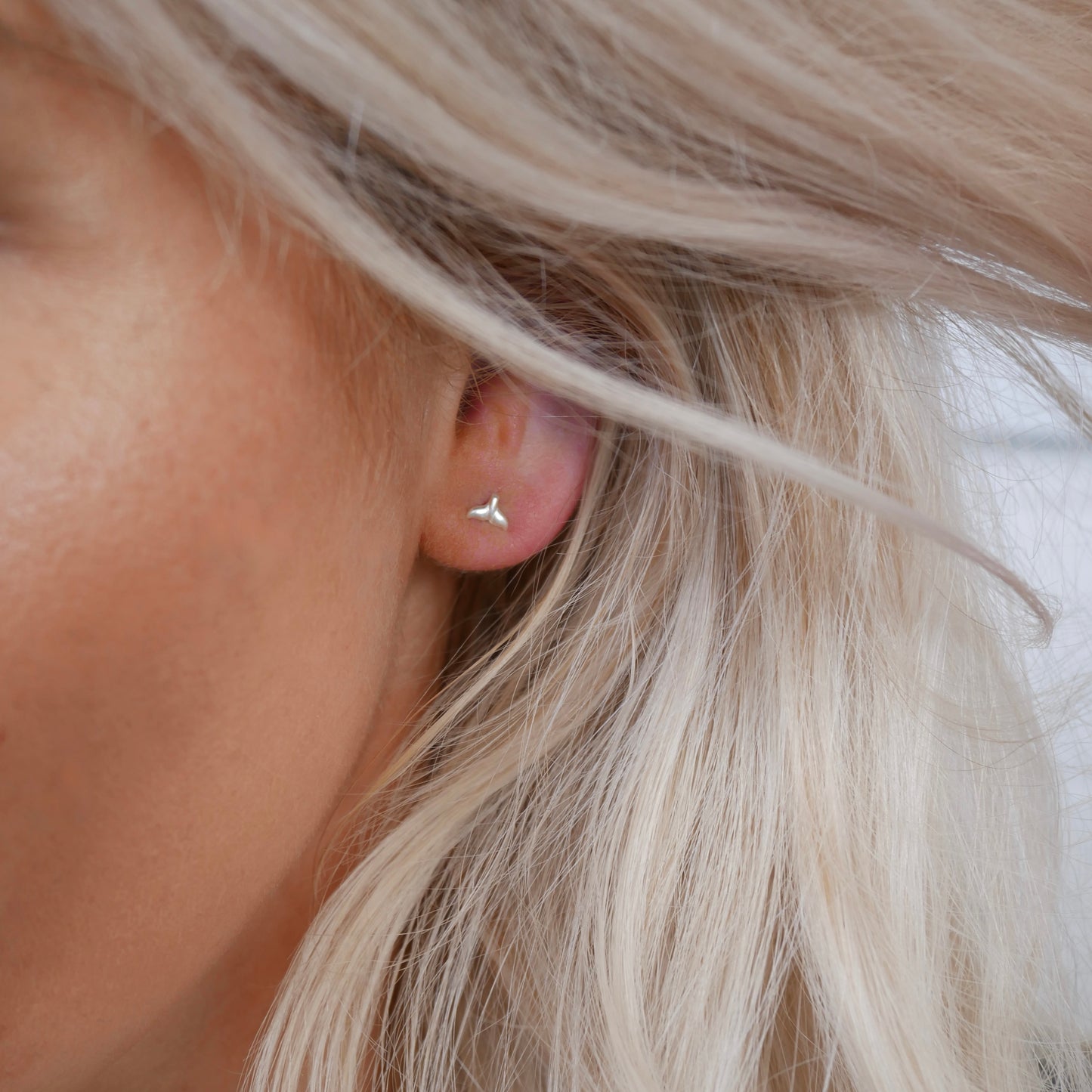Mini Whale Tail Studs - saltandco