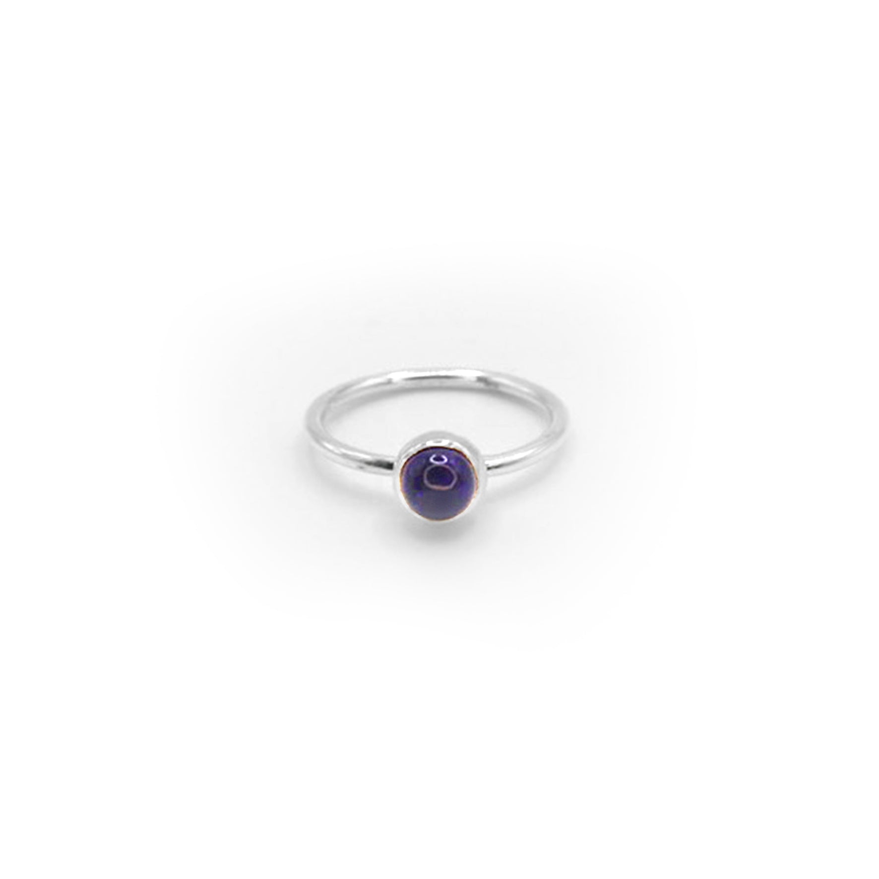 Gemstone Stacker Ring - saltandco