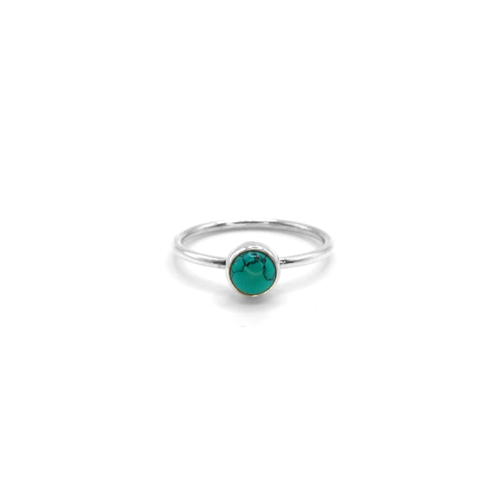 Gemstone Stacker Ring - saltandco