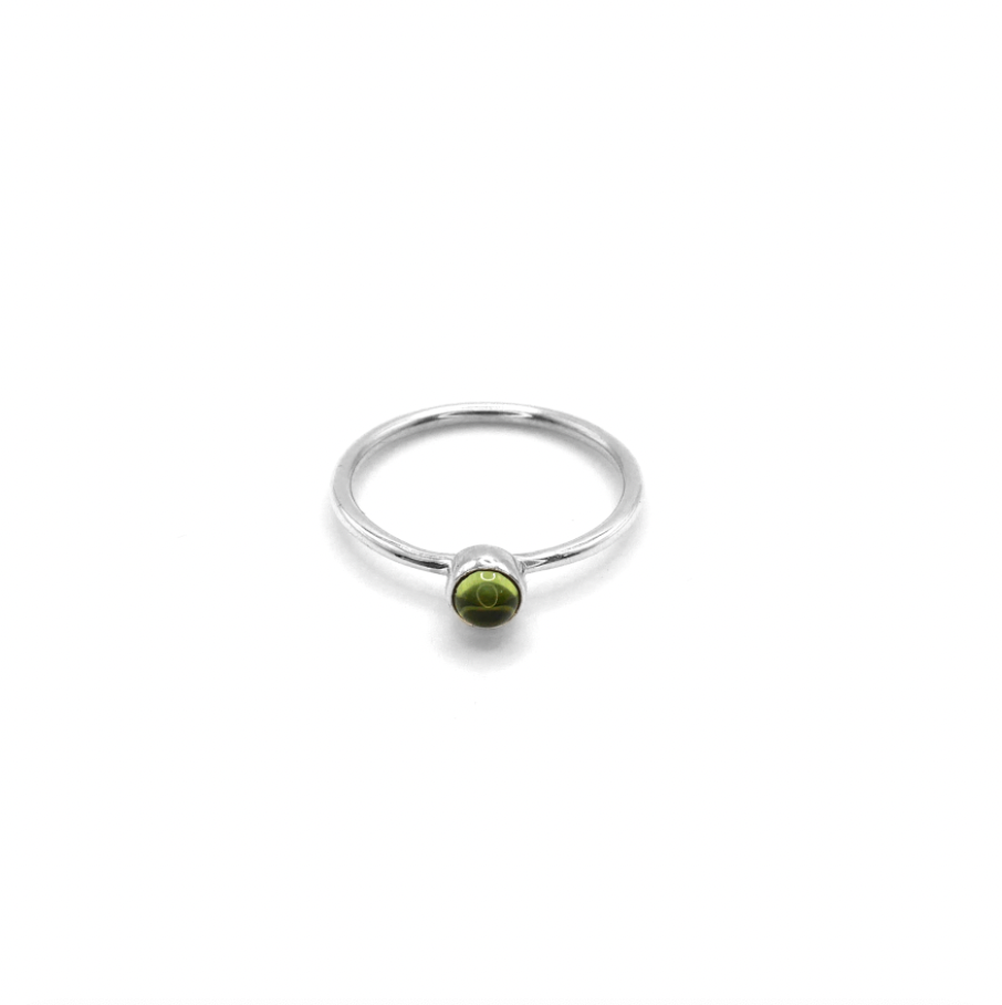 Gemstone Stacker Ring - saltandco