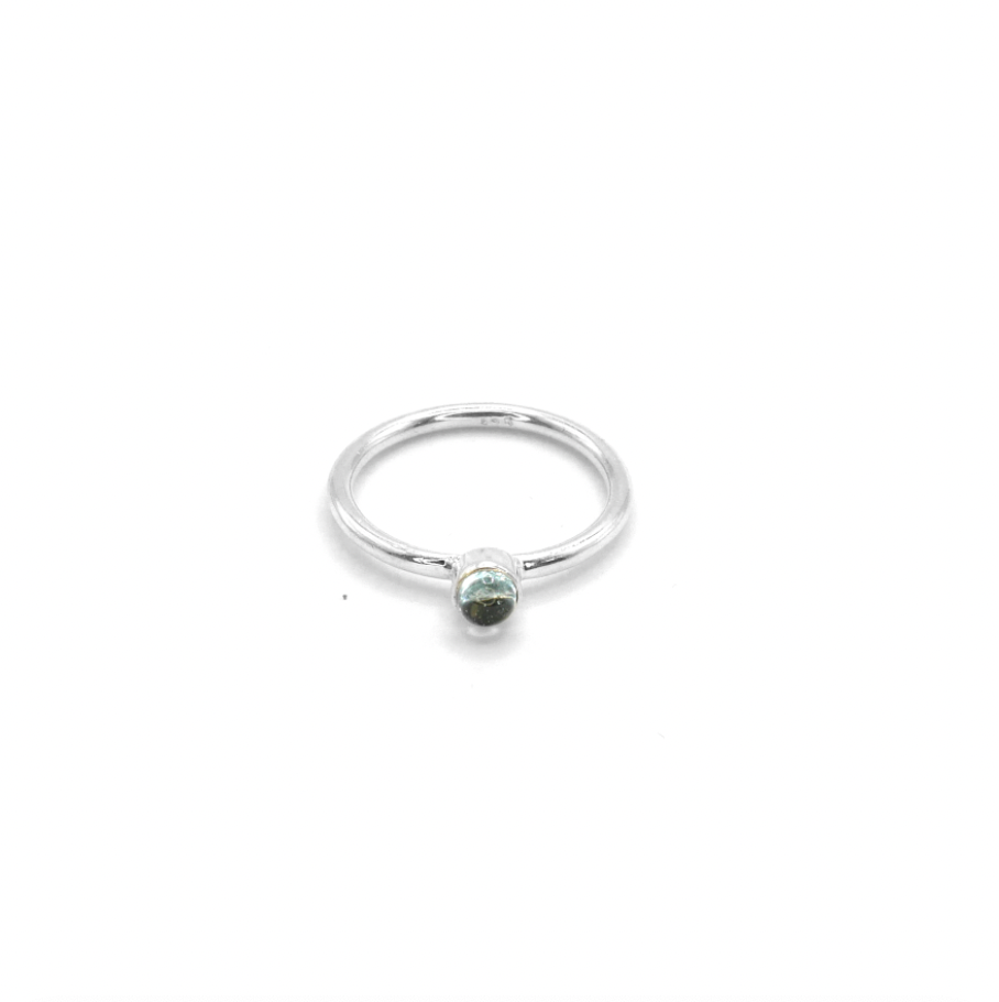 Gemstone Stacker Ring - saltandco