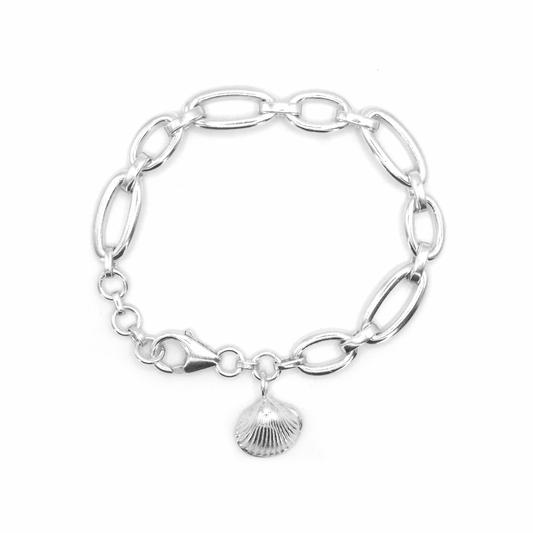 Alnmouth Mini Shell Signature Chain Bracelet
