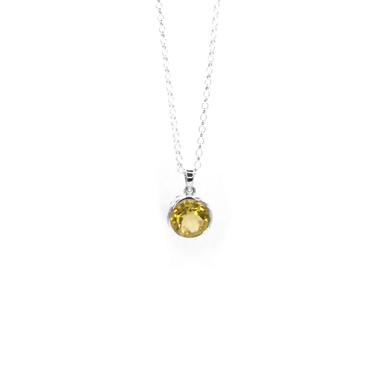 Yellow Quartz Sweetie Necklace