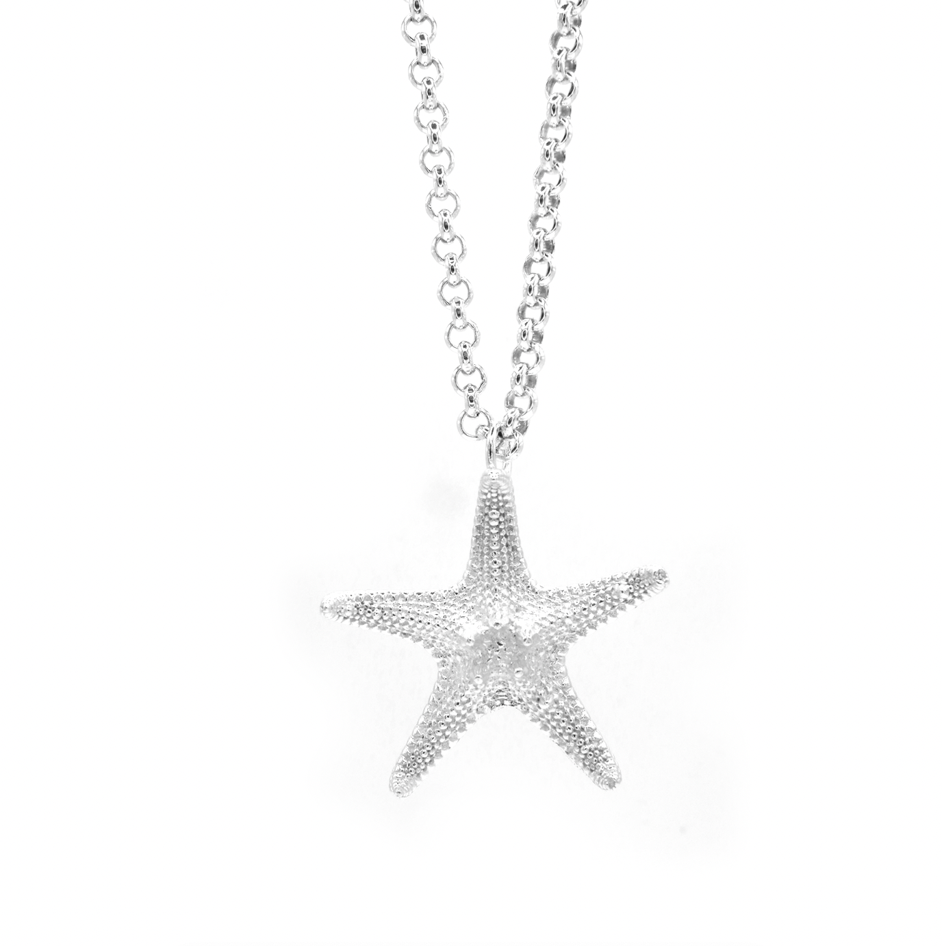 Solid Starfish Necklace