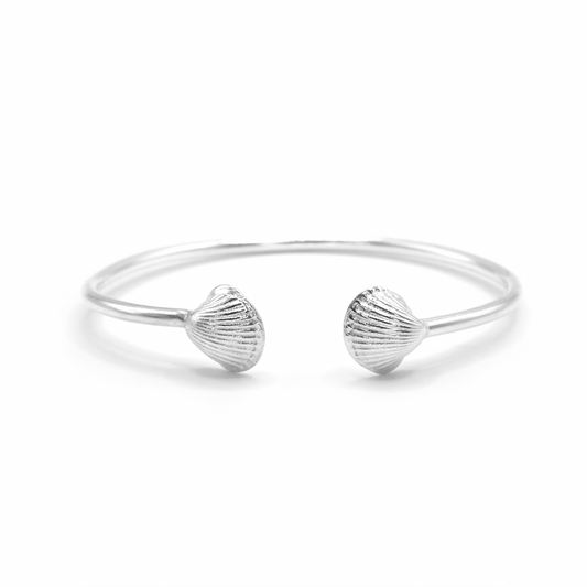 Alnmouth Mini Shell Cuff Bangle