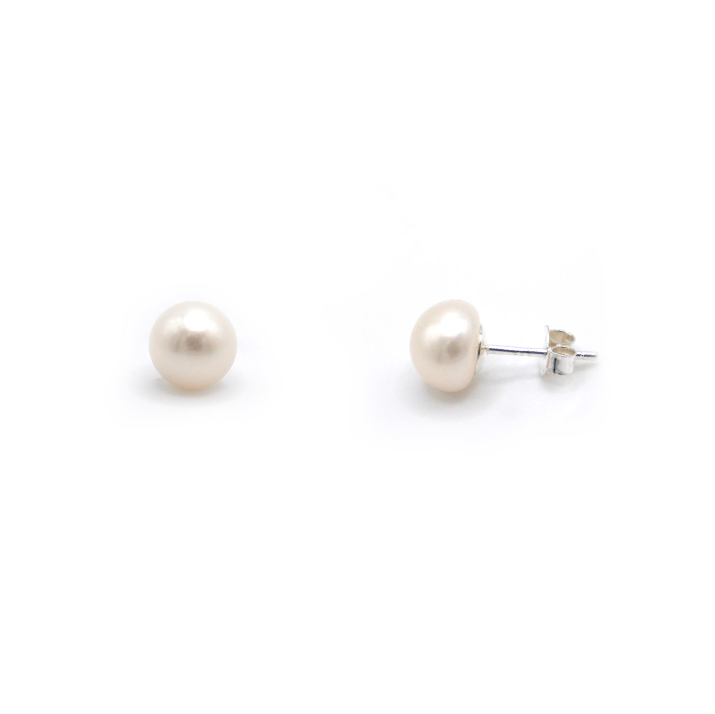 Pearl Stud Earrings - saltandco