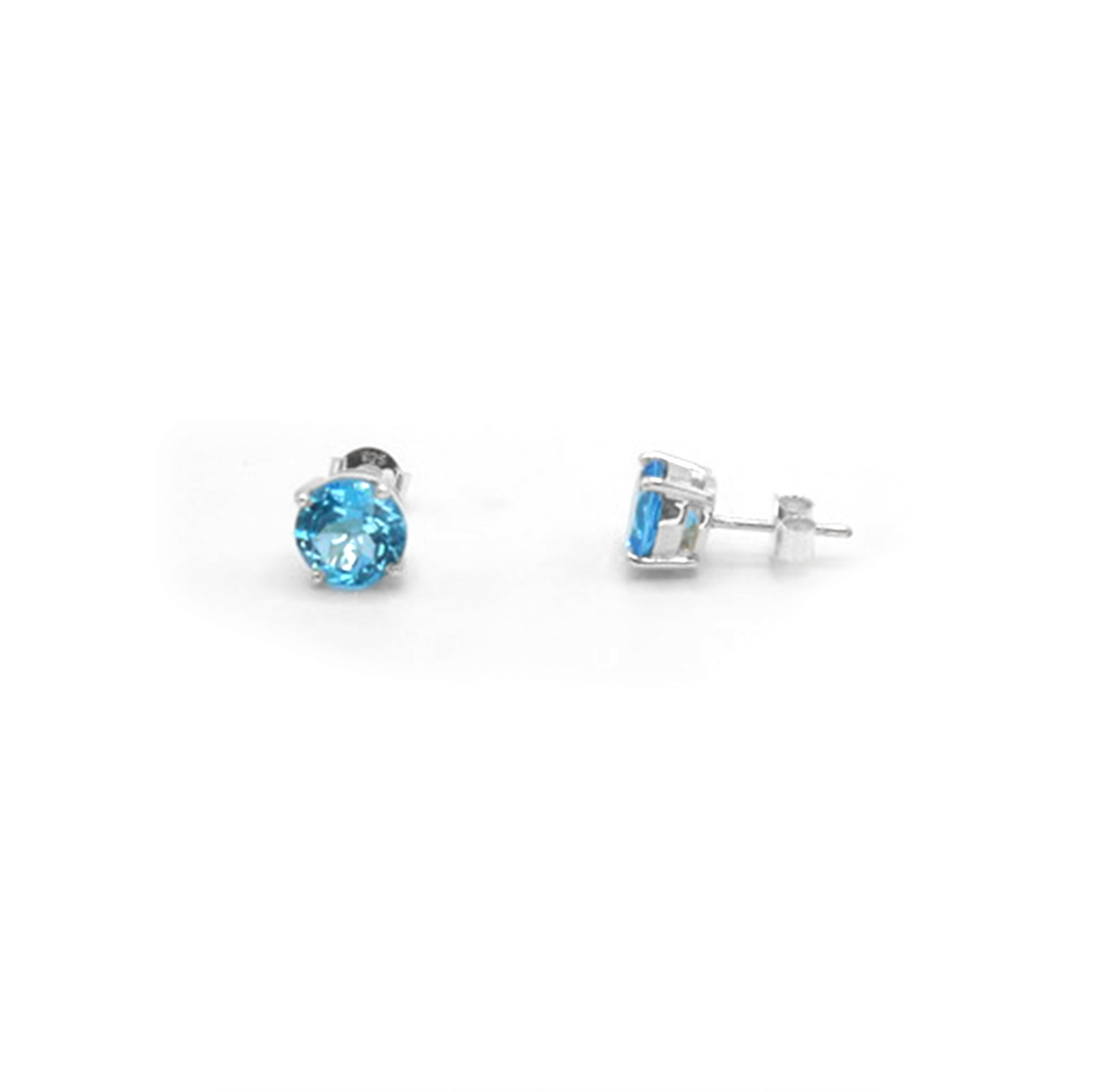 Topaz Stud Earrings - saltandco