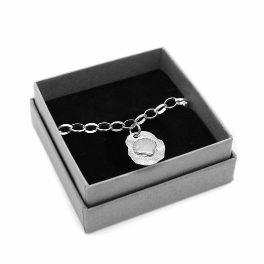 Fossil Shell Chain Bracelet
