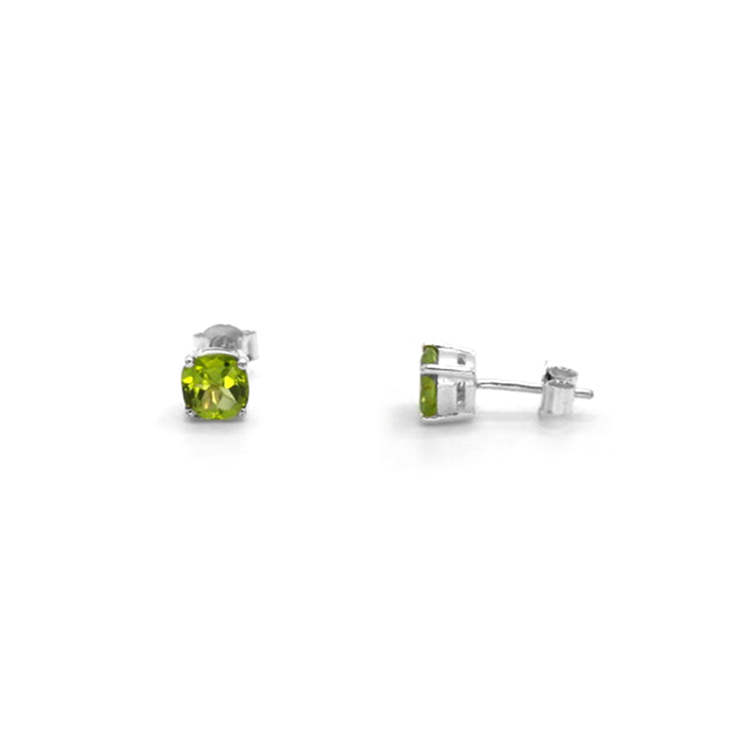 Peridot Stud Earrings - saltandco