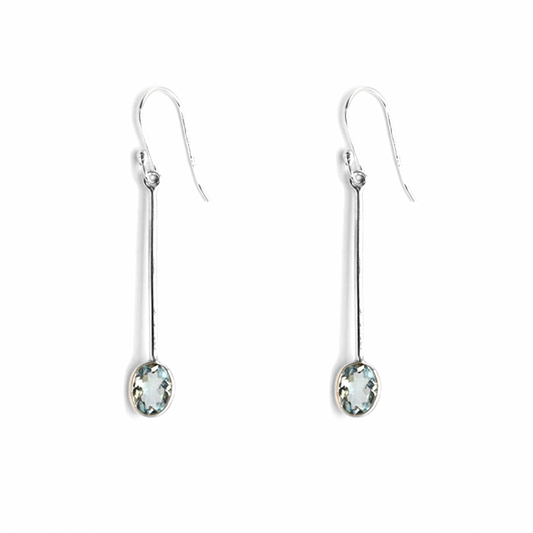 Aquamarine Drop Earrings
