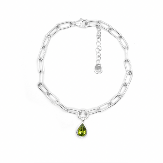 Peridot Sweetie Bracelet - saltandco