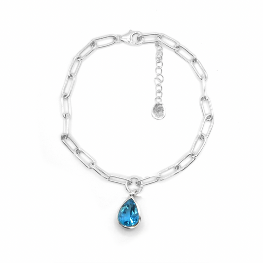 Water Topaz Sweetie Bracelet - saltandco