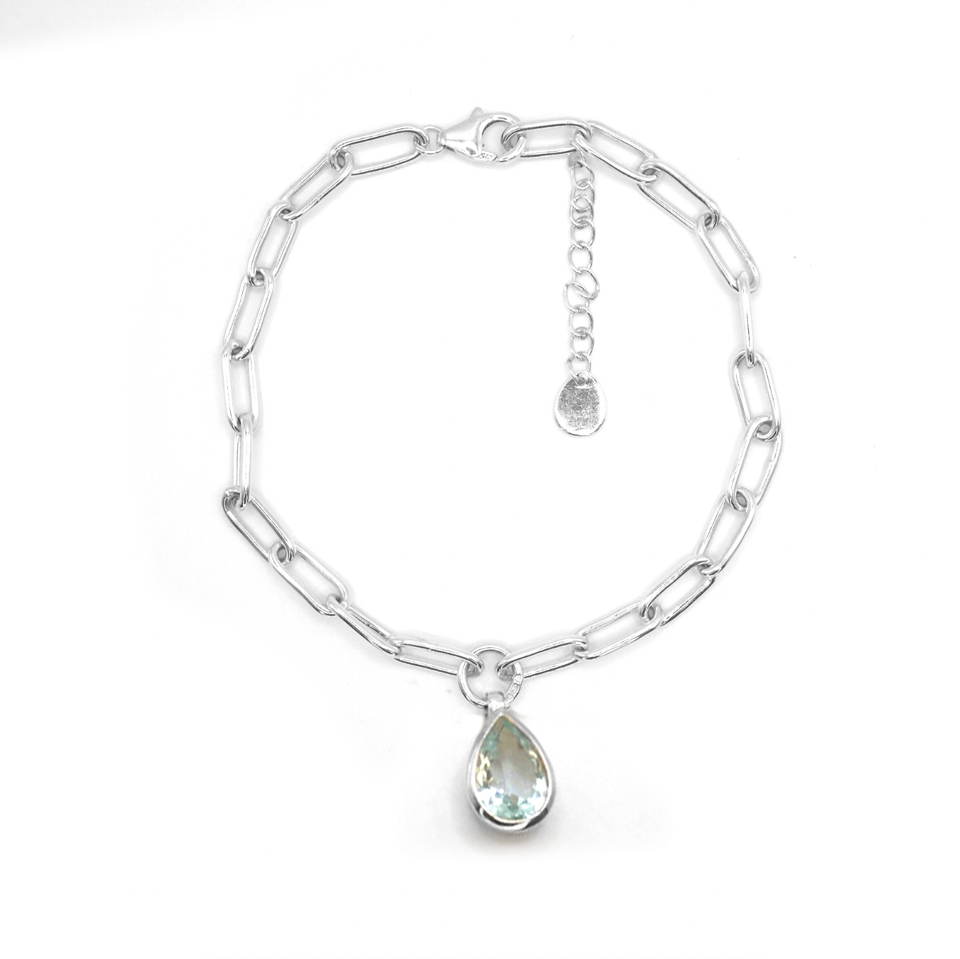 Water Aquamarine Sweetie Bracelet - saltandco