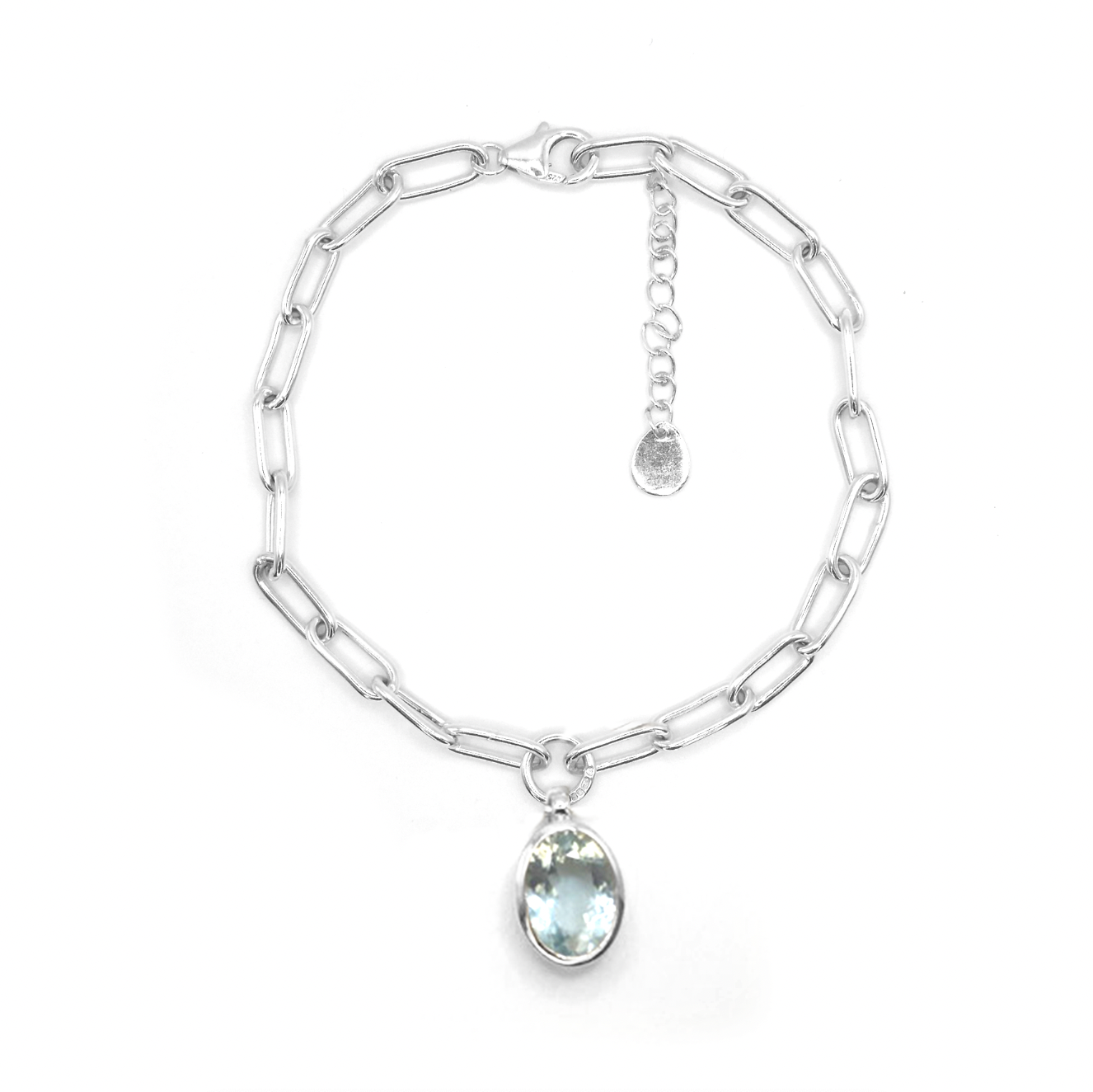 Aquamarine Sweetie Bracelet - saltandco